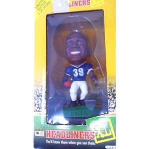 NIB 1998 Vintage Headliners XL Limited Edition #39 Curtis Enis Penn St. Figurine